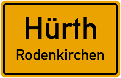 Straßenverzeichnis Hürth Rodenkirchen