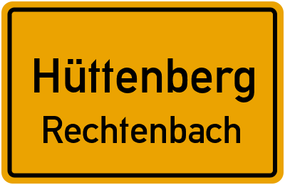 Straßenverzeichnis Hüttenberg Rechtenbach