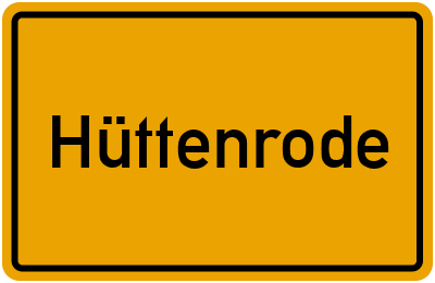 Hüttenrode in Sachsen-Anhalt