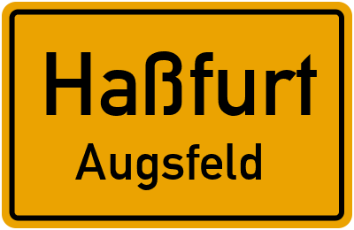 Straßenverzeichnis Haßfurt Augsfeld