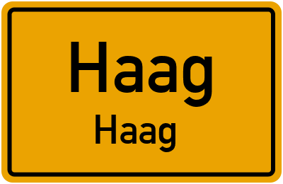 Straßenverzeichnis Haag Haag