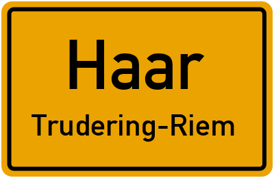 Straßenverzeichnis Haar Trudering-Riem