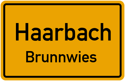 Straßenverzeichnis Haarbach Brunnwies