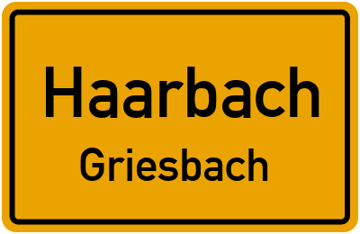 Straßenverzeichnis Haarbach Griesbach
