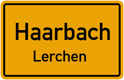 Straßenverzeichnis Haarbach Lerchen