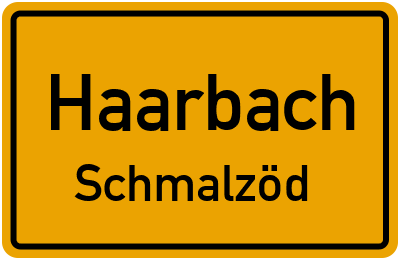 Straßenverzeichnis Haarbach Schmalzöd