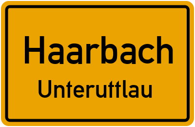 Straßenverzeichnis Haarbach Unteruttlau