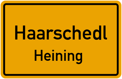 Straßenverzeichnis Haarschedl Heining