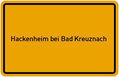 Branchenbuch Hackenheim bei Bad Kreuznach, Rheinland-Pfalz