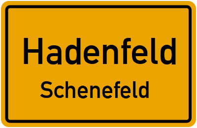Straßenverzeichnis Hadenfeld Schenefeld