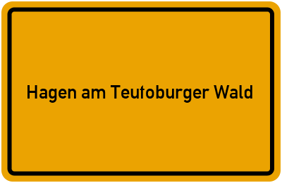 Wo liegt Hagen am Teutoburger Wald?