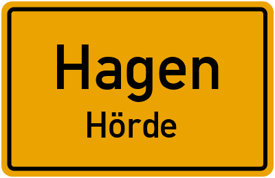 Straßenverzeichnis Hagen Hörde