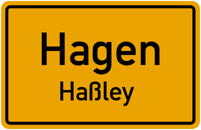 Straßenverzeichnis Hagen Haßley