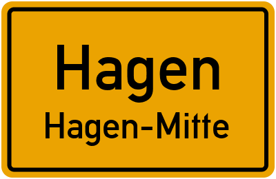 Straßenverzeichnis Hagen Hagen-Mitte