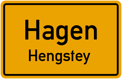 Straßenverzeichnis Hagen Hengstey