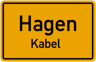 Straßenverzeichnis Hagen Kabel