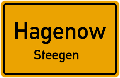 Straßenverzeichnis Hagenow Steegen