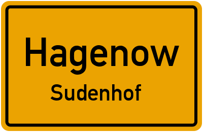 Straßenverzeichnis Hagenow Sudenhof