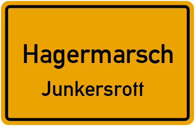 Straßenverzeichnis Hagermarsch Junkersrott