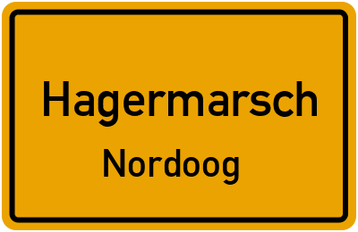 Straßenverzeichnis Hagermarsch Nordoog