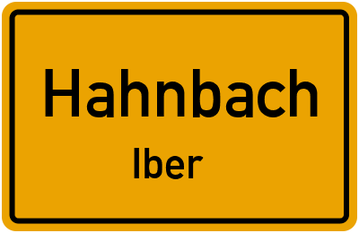 Straßenverzeichnis Hahnbach Iber