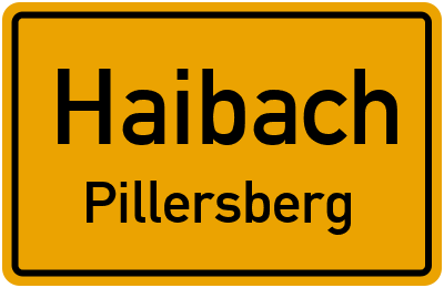 Straßenverzeichnis Haibach Pillersberg