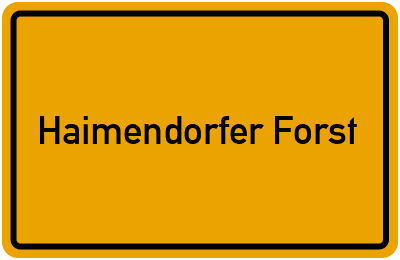 Haimendorfer Forst