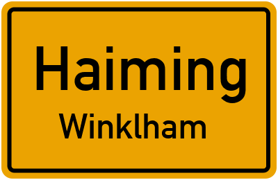 Straßenverzeichnis Haiming Winklham