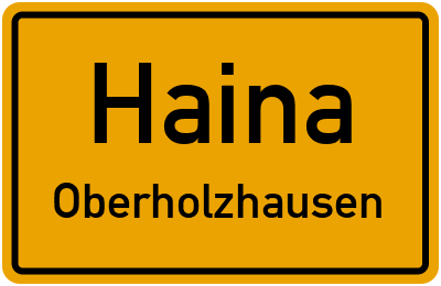 Straßenverzeichnis Haina Oberholzhausen