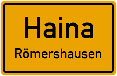 Straßenverzeichnis Haina Römershausen