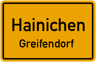 Straßenverzeichnis Hainichen Greifendorf