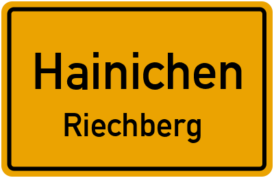 Straßenverzeichnis Hainichen Riechberg