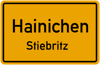 Straßenverzeichnis Hainichen Stiebritz