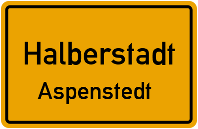 Straßenverzeichnis Halberstadt Aspenstedt