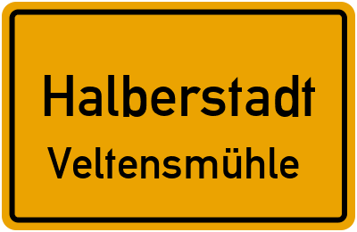 Straßenverzeichnis Halberstadt Veltensmühle