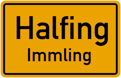 Straßenverzeichnis Halfing Immling
