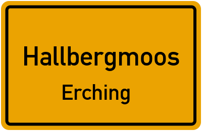 Straßenverzeichnis Hallbergmoos Erching