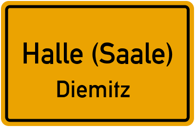 Straßenverzeichnis Halle (Saale) Diemitz
