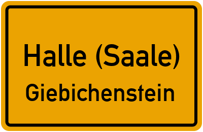 Straßenverzeichnis Halle (Saale) Giebichenstein