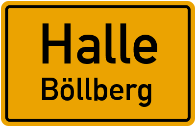 Straßenverzeichnis Halle Böllberg