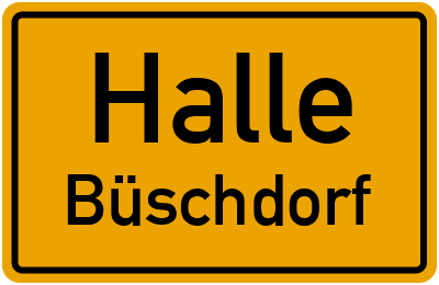 Straßenverzeichnis Halle Büschdorf