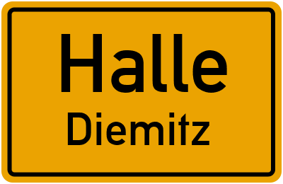 Straßenverzeichnis Halle Diemitz