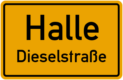 Straßenverzeichnis Halle Dieselstraße