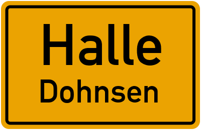 Straßenverzeichnis Halle Dohnsen