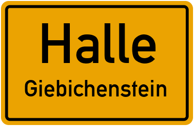 Straßenverzeichnis Halle Giebichenstein