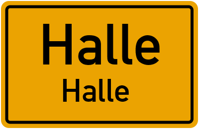 Straßenverzeichnis Halle Halle