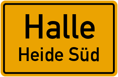 Straßenverzeichnis Halle Heide Süd