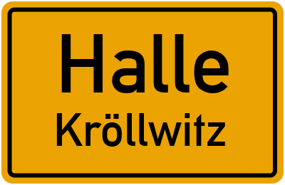 Straßenverzeichnis Halle Kröllwitz