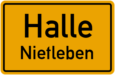 Straßenverzeichnis Halle Nietleben