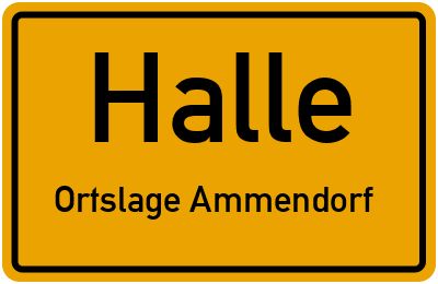 Straßenverzeichnis Halle Ortslage Ammendorf